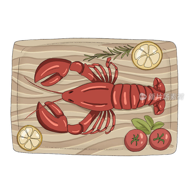 sea ​​food shrimp crayfish crab lobster